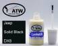 Preview: Jeep, Solid Black, DX8: 20ml Lackstift, von ATW Autoteile West.